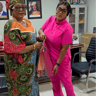 With Hon. Chief Bisi IDAOMI Esq the current commissioner for women affairs and social welfare